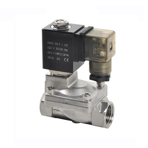 COVNA Commande Urgente Bobine de vanne solénoïde électrique en acier inoxydable 1 pouce CA 220V pour eau, air, gaz, vapeur - Product Image 4