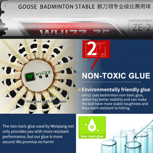 WHIZZ ZE-2 Gỗ Mềm Cork Chuyến Bay Ổn Định Cao Lông Ngỗng Trắng Cho Giải Đấu - Product Image 5