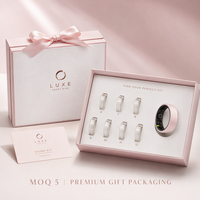 Cincin Pintar R12 Intelligent Smart Ring Health Tracker Pemantau Detak Jantung dan Tidur QRING Kontrol Gerakan Pengambilan Foto untuk Android iOS