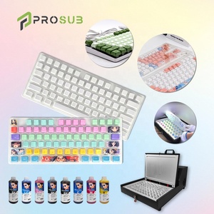 Prosub DIY <span class=keywords><strong>Keycaps</strong></span> vierges pour sublimation <span class=keywords><strong>XDA</strong></span>, <span class=keywords><strong>Keycaps</strong></span> de clavier personnalisables par sublimation, 108 touches - Product Image 1