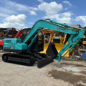 Envío Gratis Excavadora de Orugas Usada KOBELCO SK75-8 de 7 Toneladas, Original de Japón, de Segunda Mano, con Motor y Bomba Hidráulica - Product Image 1