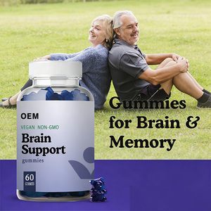 Gommes Booster de Cerveau de Marque Privée OEM pour la Concentration Mentale Clarté de la Mémoire Gommes Vegan de Soutien du Cerveau Supplément de Santé du Cerveau - Product Image 2