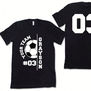 เสื้อยืดพิมพ์ลายข้อความด้านหน้าและด้านหลัง เสื้อยืดสั่งทำพิเศษพร้อมรูปภาพของคุณ เสื้อยืดธุรกิจพร้อมโลโก้สั่งทำพิเศษ - Product Image 1