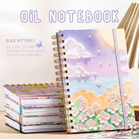 Cahier à disque fantaisie taille A5 classeur à disque coloré Happy Notebook avec personnalisable