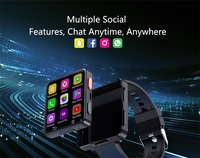 Jam Tangan Pintar S998 4G Android 11 OS Kamera Ganda 500W RAM 3GB ROM 32GB Layar 2.64 Inci 490*490 GPS Wifi Tali Dapat Dilepas