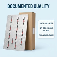 Aislante Acústico de Butilo OEM al por Mayor, 2mm 460x800mm, Ligero y Flotante, Alfombrilla Amortiguadora para Automóvil, Aislamiento de Vibraciones