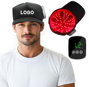 Ceinture de thérapie par la lumière rouge sans fil à vibration Cadeau 650nm850nm Casquette/chapeau de thérapie par la lumière rouge - Product Image 3