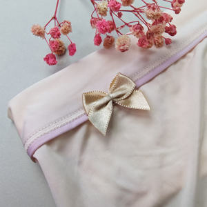 Lazo de embalaje preatado personalizado de alta calidad, lazo de cinta de satén impreso, lazo elástico decorativo autoadhesivo para regalo de nailon - Product Image 5