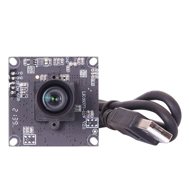 14209 4K IMX577 38mm 3mm 90deg Distortionless Industrial Machine Vision USB Camera Module with for PCBA Ai Camera