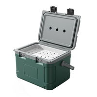 Congelador Portátil de Plástico de 20L, Moderno y Personalizado, para Acampar al Aire Libre, Caja Refrigeradora con Aislamiento Térmico