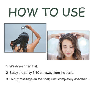 Sérum d'huile de croissance de cheveux organique naturel à l'oignon à base de plantes traitement anti-perte et anti-chute - Product Image 5