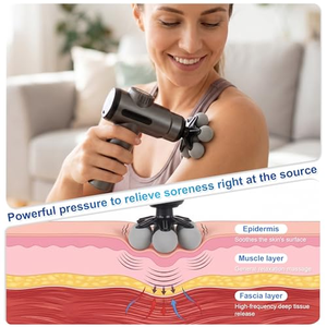 Pistola de Masaje Eléctrica Personalizada con 7 Cabezales, Masajeador Corporal de Vibración Profunda para Relajación Muscular - Product Image 3