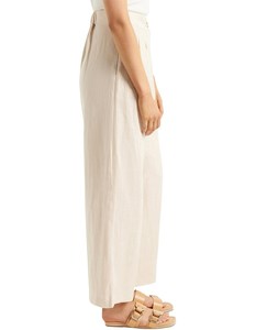 <span class=keywords><strong>Pantaloni</strong></span> Formali Estivi in <span class=keywords><strong>Lino</strong></span> ODM per <span class=keywords><strong>Donna</strong></span>, Personalizzabili, a Vita Alta, Gamba Larga, per Ufficio - Product Image 2