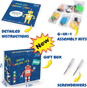 Ultimi Kit Robotici Fai-da-Te per Bambini, Kit per Esperimenti Scientifici STEM, Giocattoli Educativi STEM per Bambini - Product Image 6