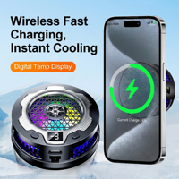 Radiateur magnétique pour téléphone portable avec refroidissement par glace et refroidissement semi-conducteur