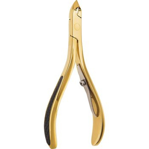 Coupe-cuticules professionnel à manche doré, extra-affûté, fabriqué en acier inoxydable de haute qualité, ciseaux pour manucure. - Product Image 2