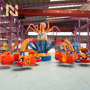 Manège de fête foraine Fly Polyp Octopus, manège rotatif géant en forme de pieuvre pour parc d'attractions, vente - Product Image 4