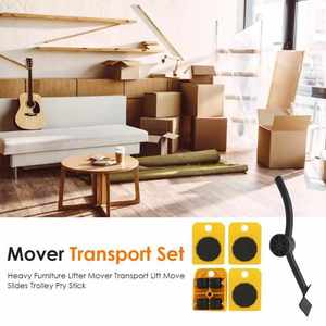 Meubelen Mover Gereedschapsset Zware Meubelen Lifter Mover Transport Lift Verplaatsen Glijbanen Trolley 4 Wielen Beweger Roller + 1 Wrik Stick - Product Image 3