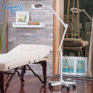 Luxury Durable CE Certified <b>LED</b> Magnifying <b>Lamp</b> with <b>Stand</b> & Casters - Product Image 4