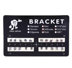 Kiefer ortho pä dische Zahnspangen für <span class=keywords><strong>Roth</strong></span> Edgewise MBT-Behandlung Kunststoff-und Metall-Standard-Ortho-Zahnspangen mit elektrischem Antrieb - Product Image 2