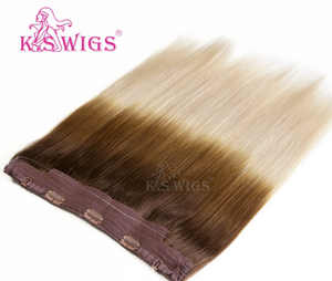 Extensions de cheveux Halo, cheveux humains Remy, cuticules intactes, sans colle, sans ruban adhésif, extensions de cheveux Halo invisibles pour femmes, pour ajouter des mèches. - Product Image 5