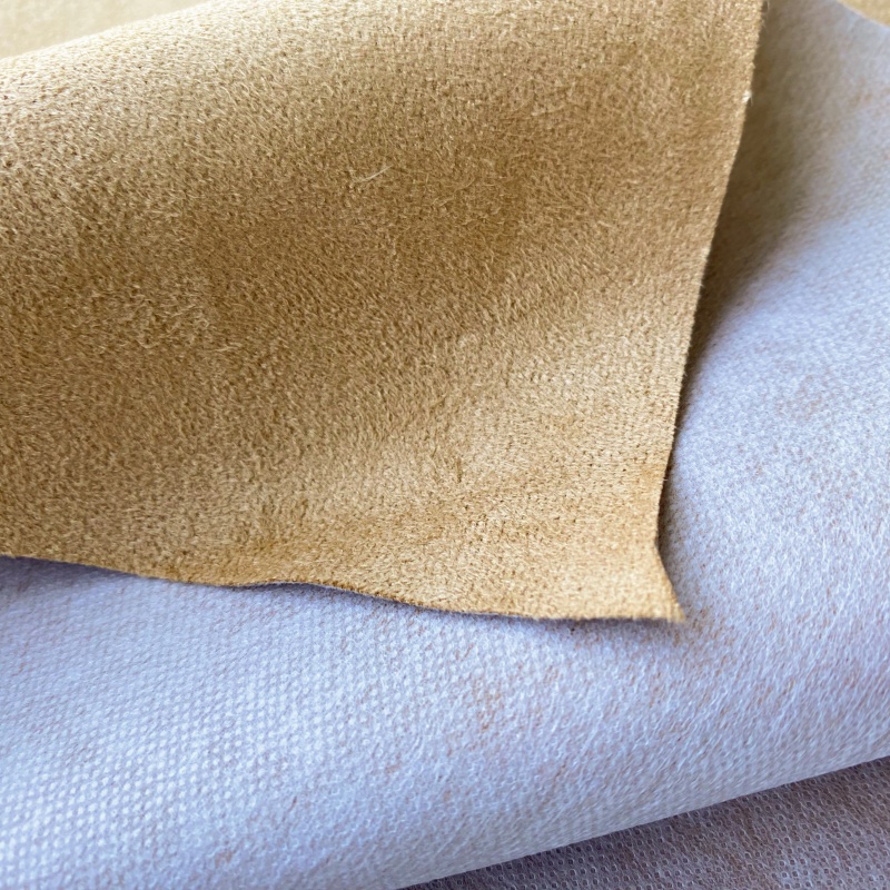 100% трикотажная замшевая ткань из полиэстера, 150 GSM, Нетканая ткань, удобная для дома, текстильная обувь, Тапочки, подкладка для отеля