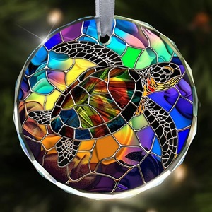 Adorno Colgante de Cristal Transparente Creativo, Decoración Moderna para Ambiente Navideño, Atrapasoles de Cristal - Product Image 4