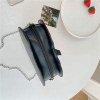 Sac bandoulière fantaisie Halloween Citrouille Effrayante, Sac à main gothique à chaîne en cuir PU pour femme, idéal pour les fêtes et le cosplay