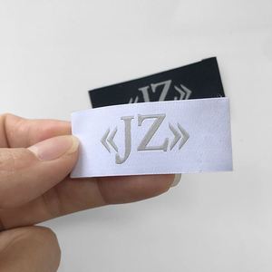 Las mejores Etiquetas De <span class=keywords><strong>Marca</strong></span> De Ropa Famosas Etiqueta De Nombre Etiquetas De Ropa Tejidas De Damasco Para Ropa - Product Image 4