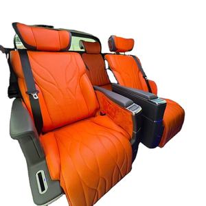 Araba Recliner koltuklar Vito dönüşüm kiti <span class=keywords><strong>Toyota</strong></span> <span class=keywords><strong>Toyota</strong></span> koltuk lüks araba deri elektrikli araç oto VIP Van döner araba koltukları - Product Image 2