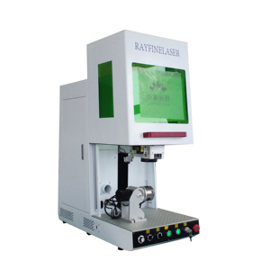 เครื่องเลเซอร์ไฟเบอร์ JPT กำลัง 30W 50W 60W 100W สำหรับสลักโลหะ ตัดเครื่องประดับ พร้อมระบบโฟกัสอัตโนมัติ / ระบบโรตารี่ / ระบบกำหนดตำแหน่งด้วยกล้อง - Product Image 1