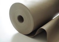 Rouleau de papier ondulé de protection pour emballage logistique, fabriqué en Italie, en pâte recyclée écologique à fibres courtes