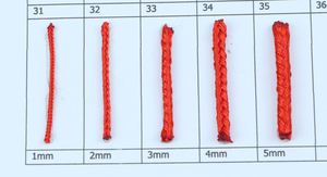 Cordón Trenzado de Poliéster Encerado de 4 mm para Bolsos, Ropa y Zapatos - Cordón Cuadrado Ecológico - Product Image 2