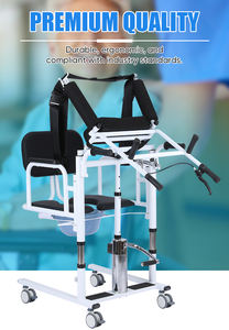 Sedia Comoda Idraulica per Anziani con Sollevatore, Trasferimento Pazienti, Regolabile, Leggera, Portatile, Attrezzatura di Sicurezza per il Bagno - Product Image 3