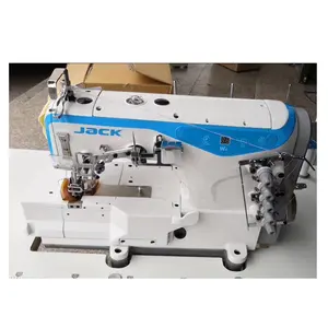 Nueva máquina de enclavamiento de cama plana computarizada de alta velocidad JACK W4 Máquinas de coser industriales