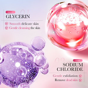 Bioaqua สครับเค้กสตรอเบอร์รี่ขัดผิวอ่อนโยนเกลืออาบน้ำขัดผิวกายสำหรับทุกสภาพผิวขายส่ง - Product Image 4