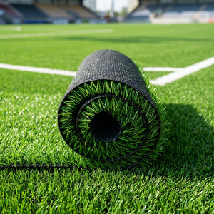 Gazon artificiel de football de haute qualité, approuvé par la FI FA, 50 mm, en tapis synthétique PE, gazon artificiel de qualité supérieure - Product Image 1
