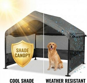 Extra Large Dog House Outside Dog Tent Outdoor Big Dog Shade Shelter Doghouse <b>Canopy</b> with Three-Sided Breathable Mesh Windows - Product Image 6
