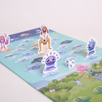 Matériel de papier amusant de jeu de société de table de carte éducative pour enfants personnalisés-Usine-Direct