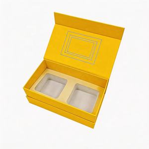Boîtes d'emballage <span class=keywords><strong>magnétiques</strong></span> personnalisées en gros avec logo, recyclables, de luxe, pour cadeaux de beauté, en carton rigide - Product Image 1