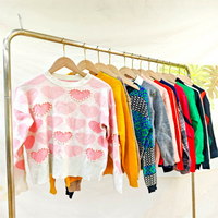 Sweater Bekas PUYI Tebal, Pullover, Bale, Pallet, Grosir, Pakaian Wanita Bekas, Pakaian Seken, Bundel Pakaian Bekas, Ekspor
