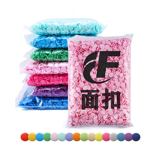 Çanta başına 5000 adet özel dikdörtgen desen kaplı basın çıtçıt düğmesi çevre dostu reçine plastik yapış düğmeler giysi aksesuarları - Product Image 1