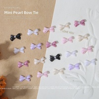 Paso Sico – Nouveauté : Mini nœuds perlés 3D pour nail art, embellissements mignons en résine, style chic français, les plus vendus et très populaires