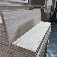 Planches de sauna en paulownia massif 15x120 mm et 15x90 mm, panneaux muraux en bois massif pour sauna Thermo