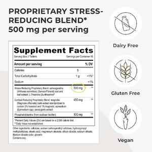 ODM OEM corset Manager, supplément réduit le Stress pour soutenir le sommeil, Ashwagandha l-thénine, soutien surnal, santé, vente en gros - Product Image 2