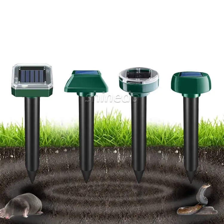 Portable Ultrasonic Outdoor Mole Mice Snake Pest Control Solar mole Repeller