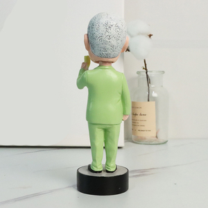 Bán buôn tùy chỉnh kinh doanh người già búp bê bobblehead nhựa thủ công mỹ nghệ hành động con số văn phòng nhà <span class=keywords><strong>Decora</strong></span> đồ trang trí Quà tặng khuyến mãi - Product Image 4