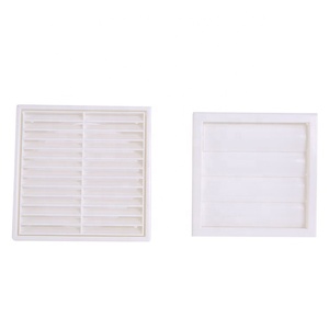 Grilles de <span class=keywords><strong>ventilation</strong></span> de climatisation au design moderne, trou rond ou carré, couvercle d'aération en plastique <span class=keywords><strong>PVC</strong></span>, fonction de retour d'air - Product Image 1
