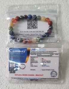 Bracelet éco-responsable sept chakras, bijoux en cristal naturel pour la méditation, la pleine conscience et le bien-être spirituel, disponible à la vente - Product Image 4