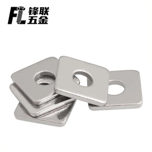 เฟิงเหลียน 304 แหวนรองสี่เหลี่ยมสแตนเลส M5 M6 M8 แบบหนาสำหรับผนังม่าน - Product Image 4